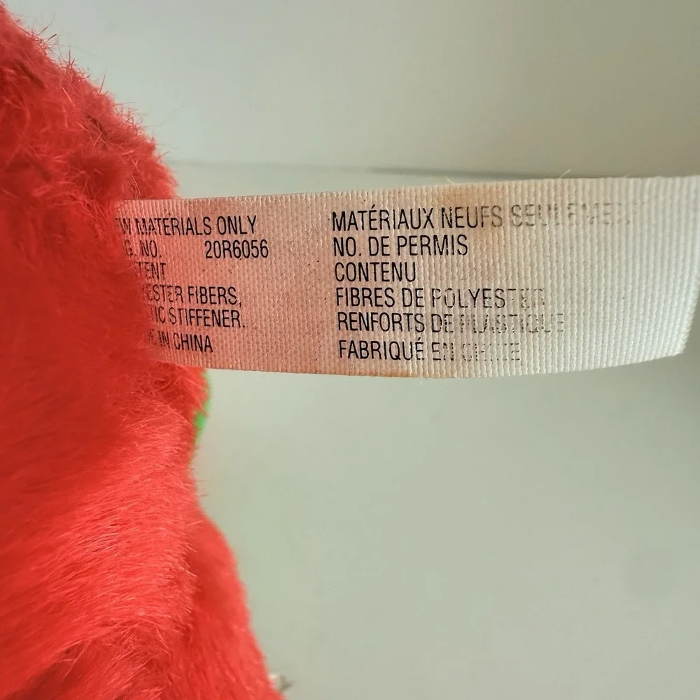 Christmas Elmo Plush 14" Talking Doll Striped Scarf Santa Hat Works - Picture 5 of 7